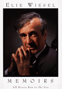 Cover of Wiesel's book Memoirs