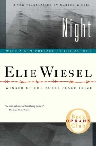 Cover of Wiesel's book Night