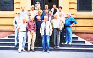 The "Birkenau Boys" gather for a reunion in Terezin - the former Theresienstadt ghetto.